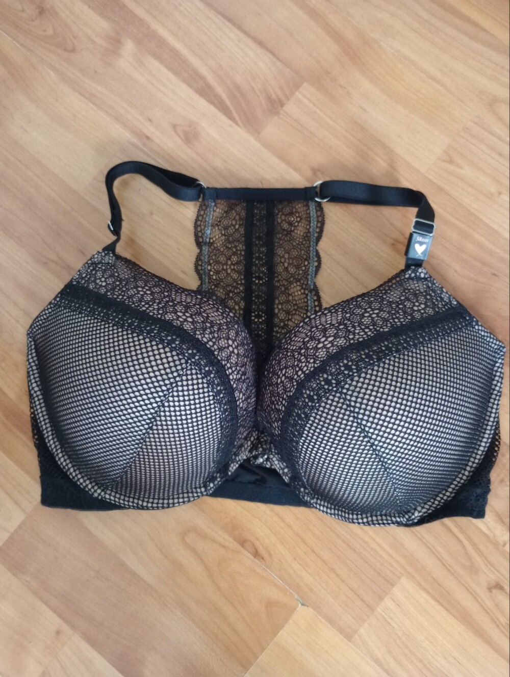 New Victoria's Secret Black Very Sexy Mesh Push-Up Bra